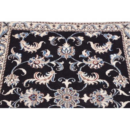 Tappeto Nain Kashmar Persia bianco grigio 77x210