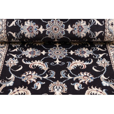 Tappeto Nain Kashmar Persia bianco grigio 77x210