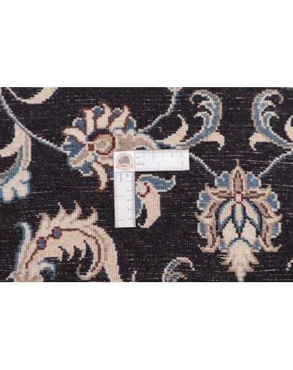 Tappeto Nain Kashmar Persia bianco grigio 77x210