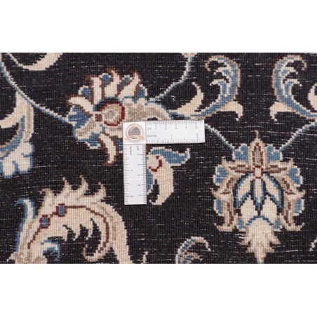 Tappeto Nain Kashmar Persia bianco grigio 77x210