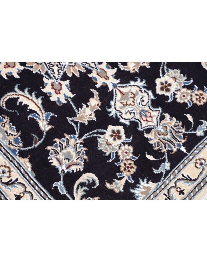 Tappeto Nain Kashmar Persia grigio azzurro 80x290
