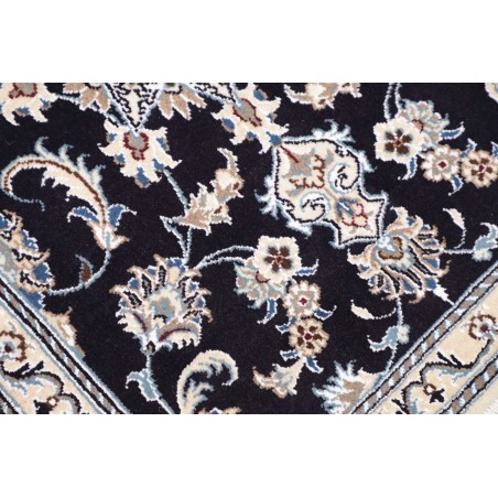 Tappeto Nain Kashmar Persia grigio azzurro 80x290