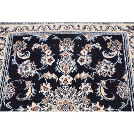 Tappeto Nain Kashmar Persia grigio azzurro 80x290