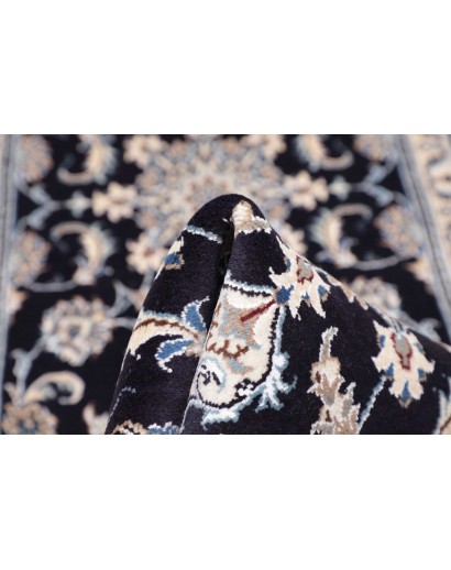 Tappeto Nain Kashmar Persia grigio azzurro 80x290