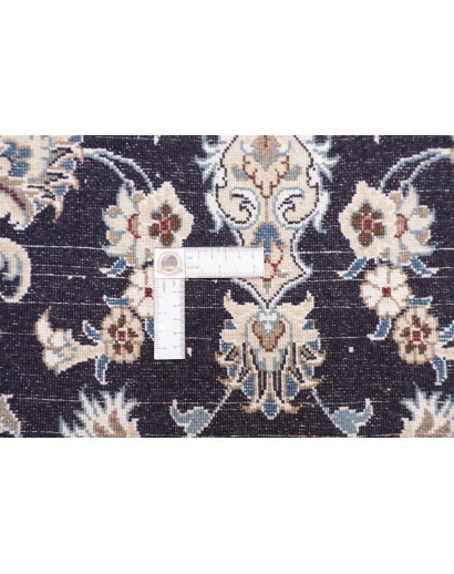 Tappeto Nain Kashmar Persia grigio azzurro 80x290