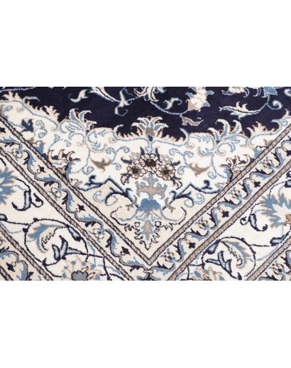 Tappeto Nain Kashmar Persia bianco grigio 168x234