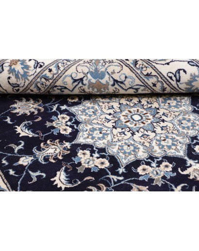 Tappeto Nain Kashmar Persia bianco grigio 168x234