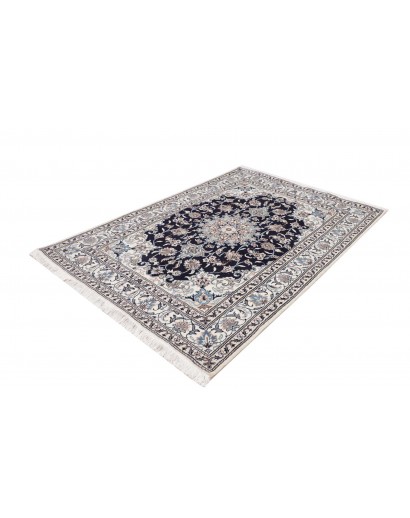 Tappeto Nain Kashmar Persia grigio 148x200