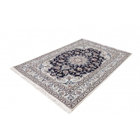 Tappeto Nain Kashmar Persia grigio 148x200