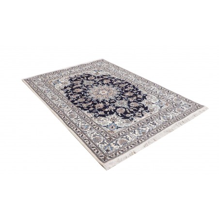 Tappeto Nain Kashmar Persia grigio 148x200