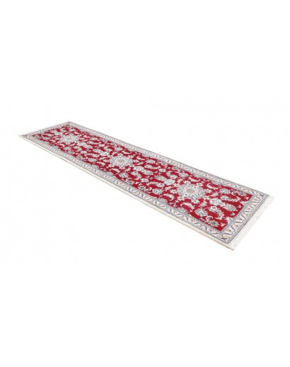 Tappeto Nain Kashmar Persia bianco marrone 83x293
