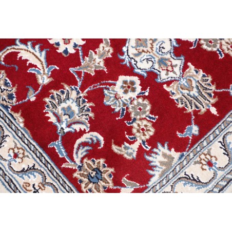 Tappeto Nain Kashmar Persia bianco marrone 83x293