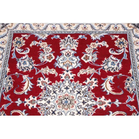 Tappeto Nain Kashmar Persia bianco marrone 83x293