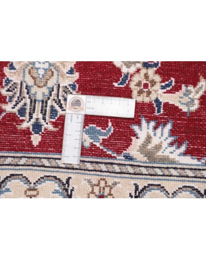 Tappeto Nain Kashmar Persia bianco marrone 83x293