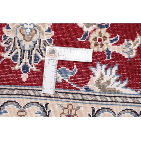 Tappeto Nain Kashmar Persia bianco marrone 83x293