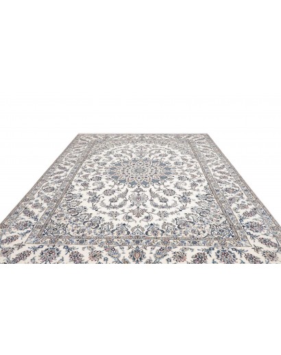 Tappeto Nain Kashmar Persia bianco 249x343