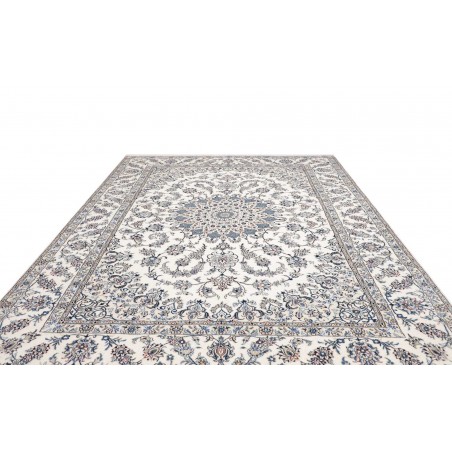 Tappeto Nain Kashmar Persia bianco 249x343