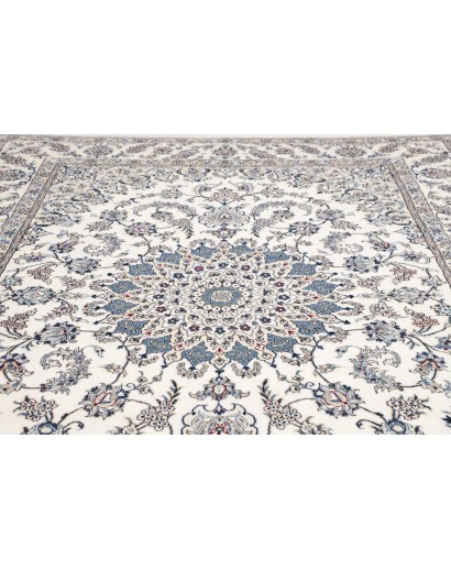 Tappeto Nain Kashmar Persia bianco 249x343