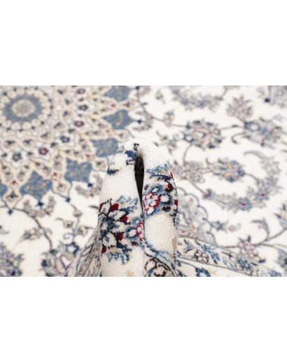 Tappeto Nain Kashmar Persia bianco 249x343