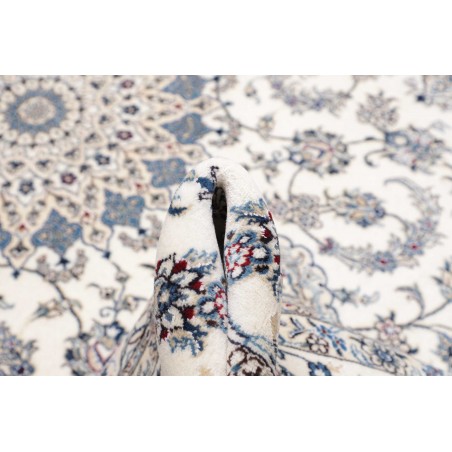 Tappeto Nain Kashmar Persia bianco 249x343