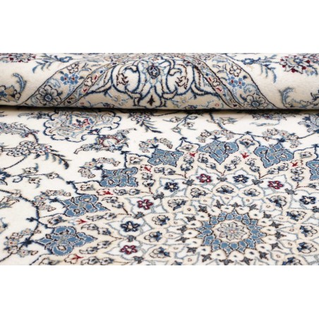 Tappeto Nain Kashmar Persia bianco 249x343