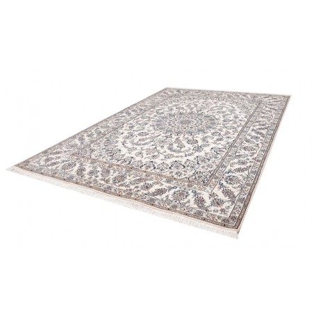 Tappeto Nain Kashmar Persia bianco 246x349