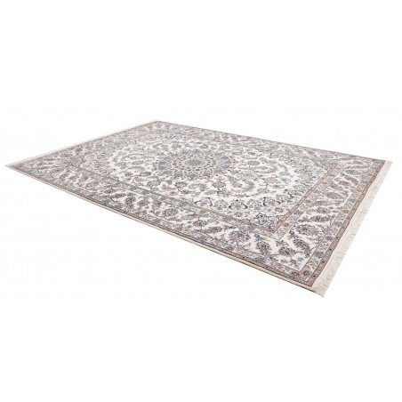 Tappeto Nain Kashmar Persia bianco 246x349