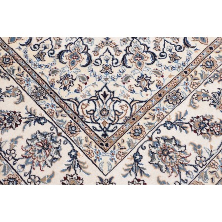 Tappeto Nain Kashmar Persia bianco 246x349