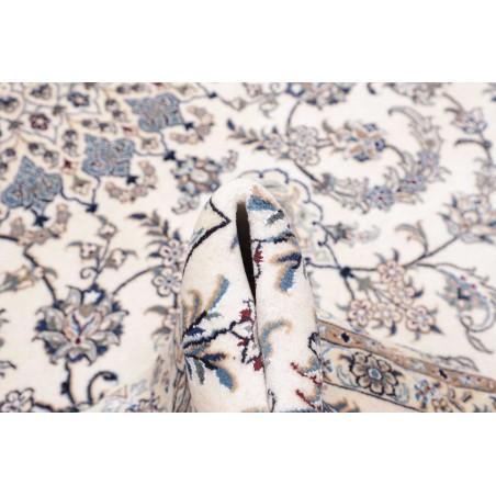 Tappeto Nain Kashmar Persia bianco 246x349