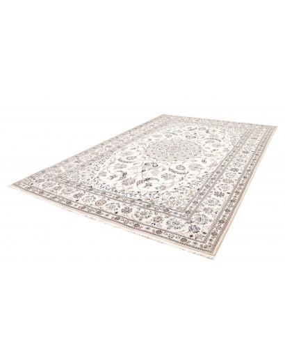 Tappeto Nain Kashmar Persia bianco 240x346