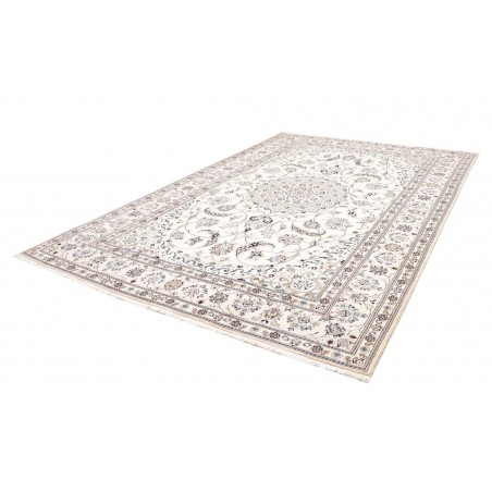 Tappeto Nain Kashmar Persia bianco 240x346
