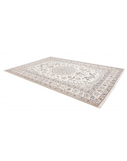 Tappeto Nain Kashmar Persia bianco 240x346