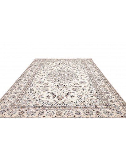 Tappeto Nain Kashmar Persia bianco 240x346