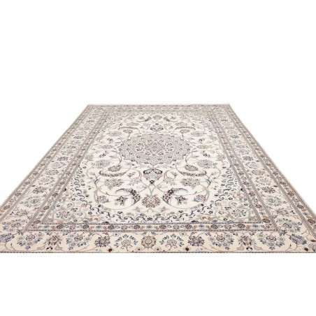 Tappeto Nain Kashmar Persia bianco 240x346