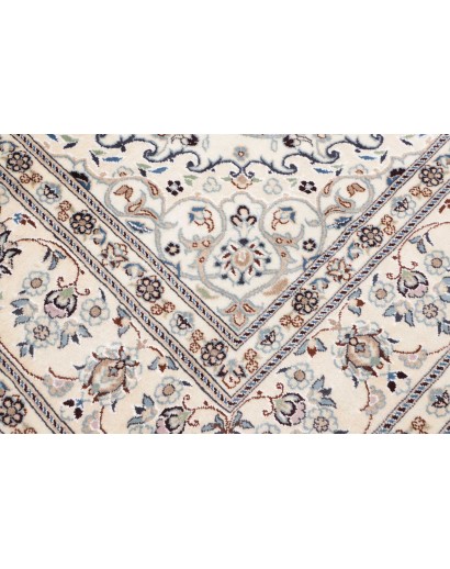 Tappeto Nain Kashmar Persia bianco 240x346