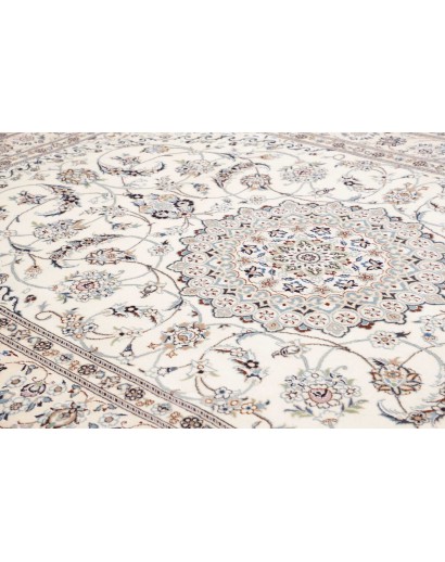 Tappeto Nain Kashmar Persia bianco 240x346