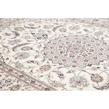 Tappeto Nain Kashmar Persia bianco 240x346