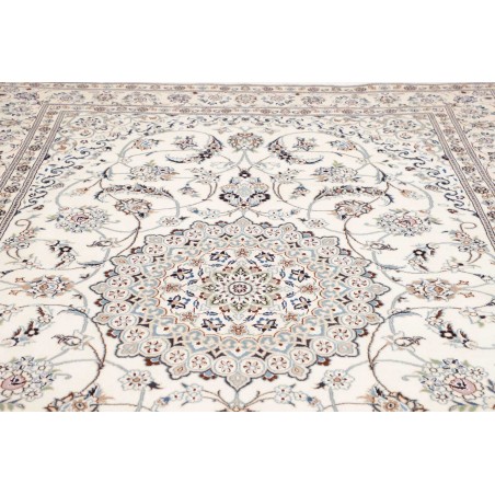 Tappeto Nain Kashmar Persia bianco 240x346