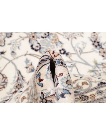Tappeto Nain Kashmar Persia bianco 240x346