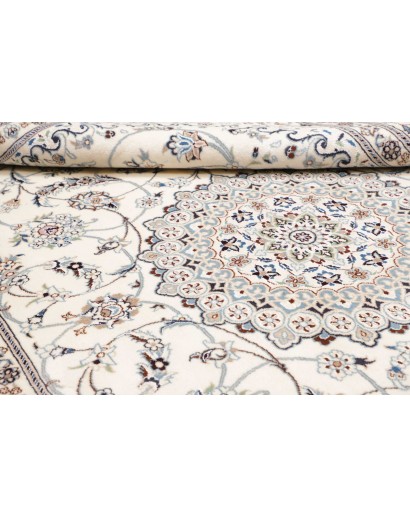 Tappeto Nain Kashmar Persia bianco 240x346