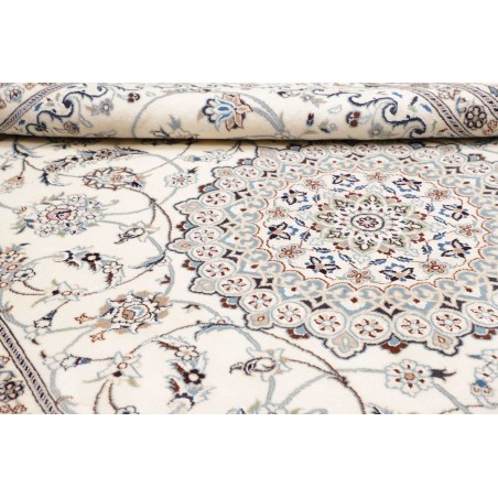 Tappeto Nain Kashmar Persia bianco 240x346