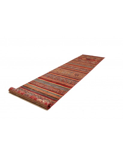 Tappeto Samarkand Pakistan rosso 95x469