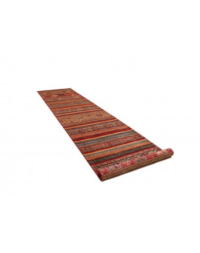 Tappeto Samarkand Pakistan rosso 95x469