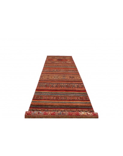 Tappeto Samarkand Pakistan rosso 95x469