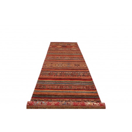 Tappeto Samarkand Pakistan rosso 95x469