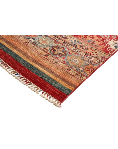 Tappeto Samarkand Pakistan rosso 95x469