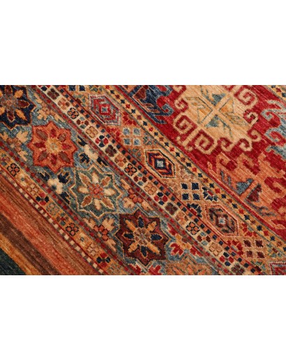 Tappeto Samarkand Pakistan rosso 95x469