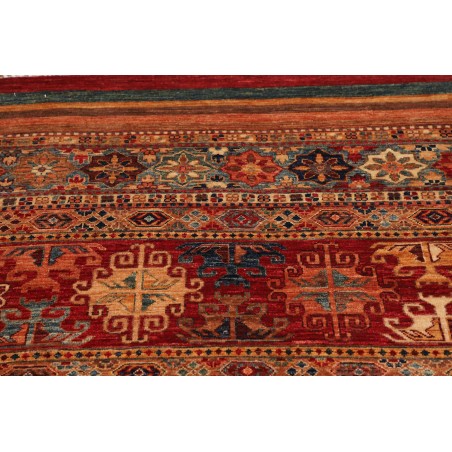 Tappeto Samarkand Pakistan rosso 95x469