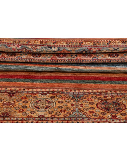 Tappeto Samarkand Pakistan rosso 95x469