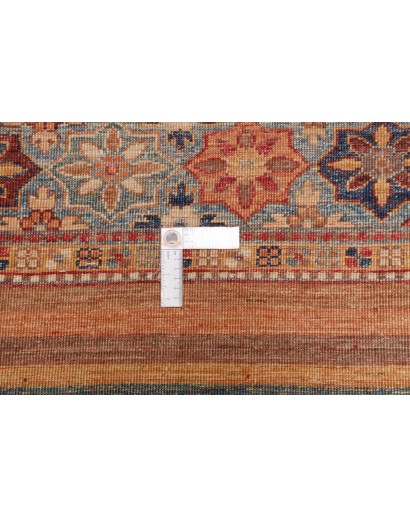 Tappeto Samarkand Pakistan rosso 95x469